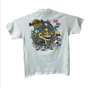 Hard Rock Cafe vintage 90s New Orleans Tee T Shirt Mens Large White